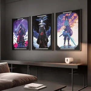 Naruto Shippuden anime wall poster with high-resolution manga quote artwork and vivid colours inspired by the Konoha ninja